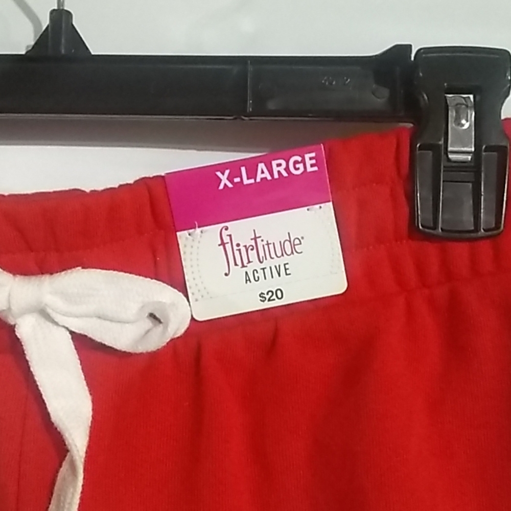 Flirtitude Drawstring Sweat Shorts NWT - Picture 2 of 3